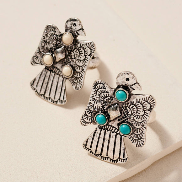 Thunder Bird Stones Western Ring