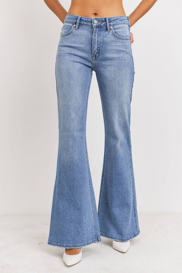 High Rise Flare Jeans
