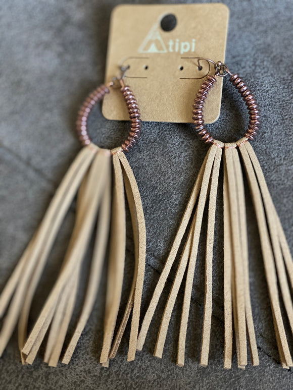 Teardrop Tassel Earrings