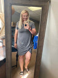 Grey TShirt Dress