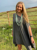The Wren Tunic (Charcoal)