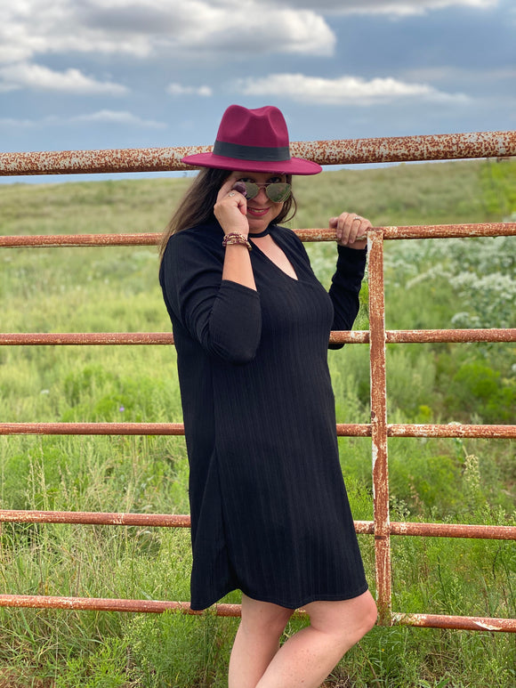 *PLUS* Key Hole Dress