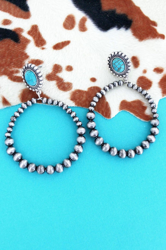 Turquoise Navajo Earrings