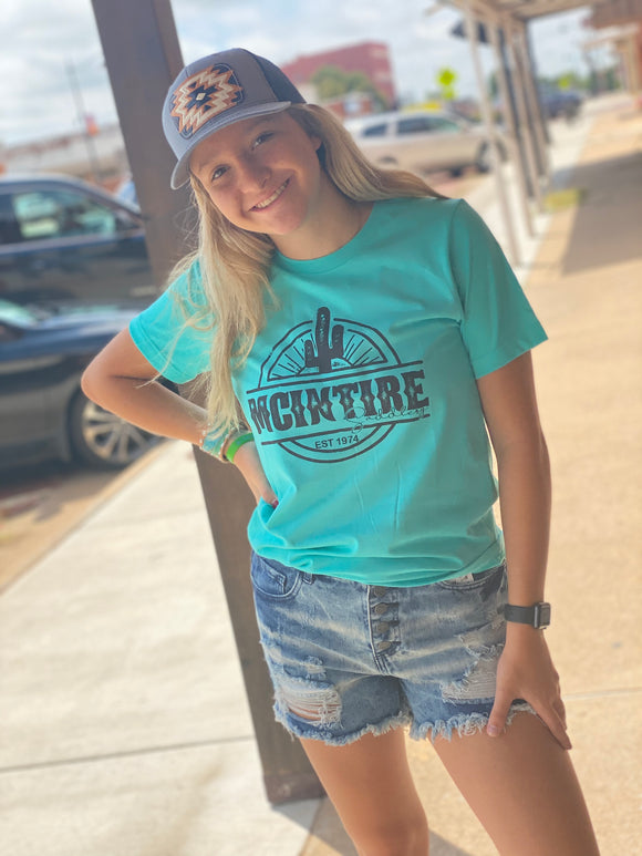 McIntire Saddlery Tee (teal)